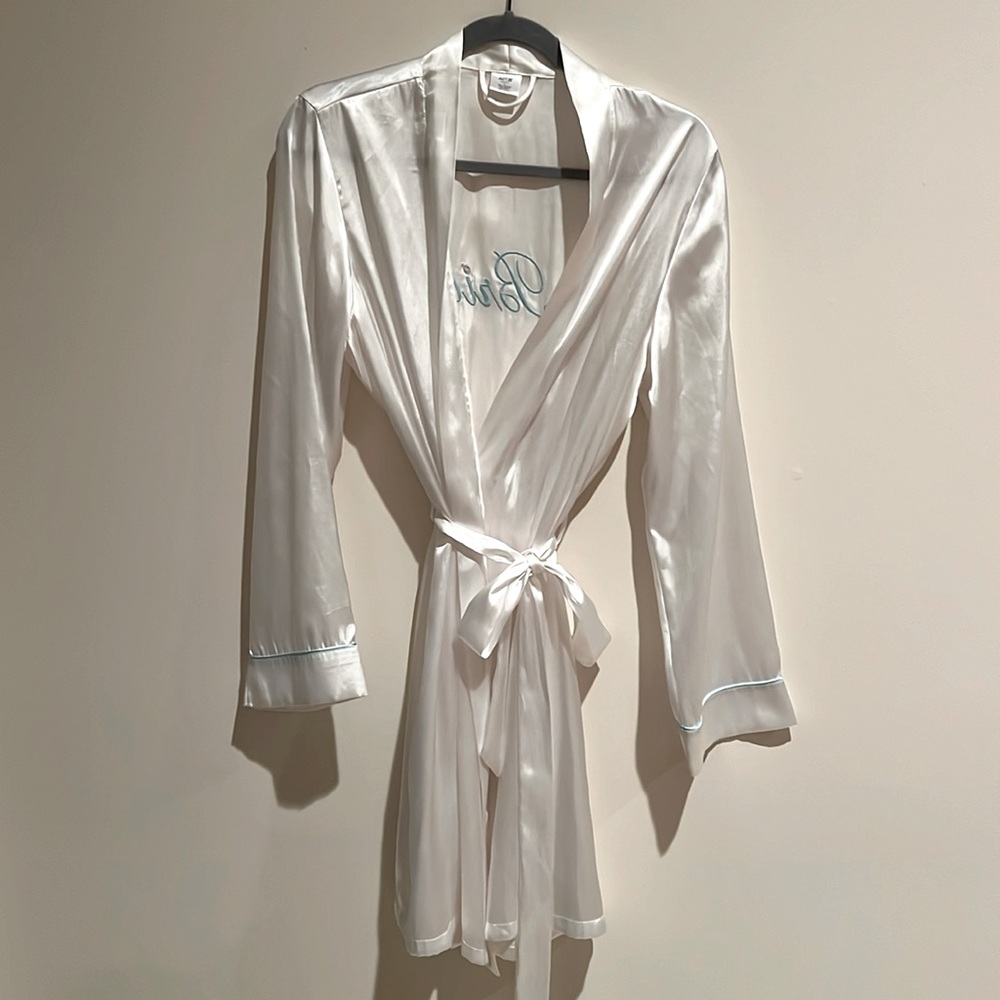 Satin Bride robe